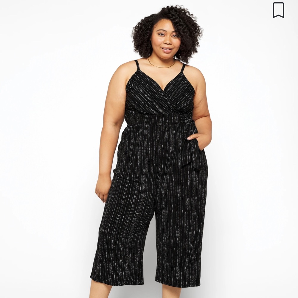 Black Knit Jumpsuit